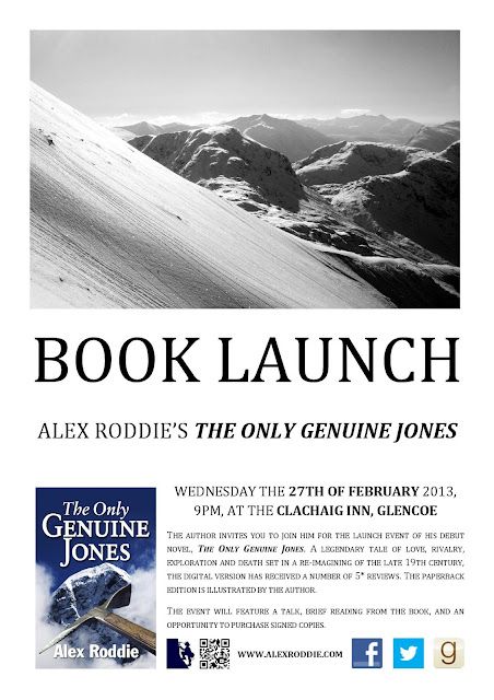 "The Only Genuine Jones" by Alex Roddie book launch event