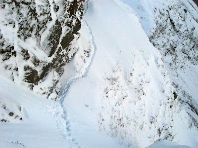 Avalanche conditions on Aonach Dubh