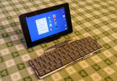 Nexus 7 with bluetooth keyboard