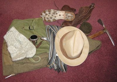 Vintage mountaineering equipment