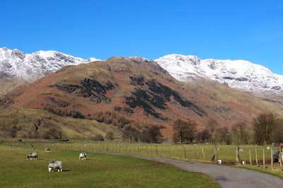 Bowfell in spring