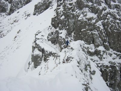 Beinn Fhada bad step