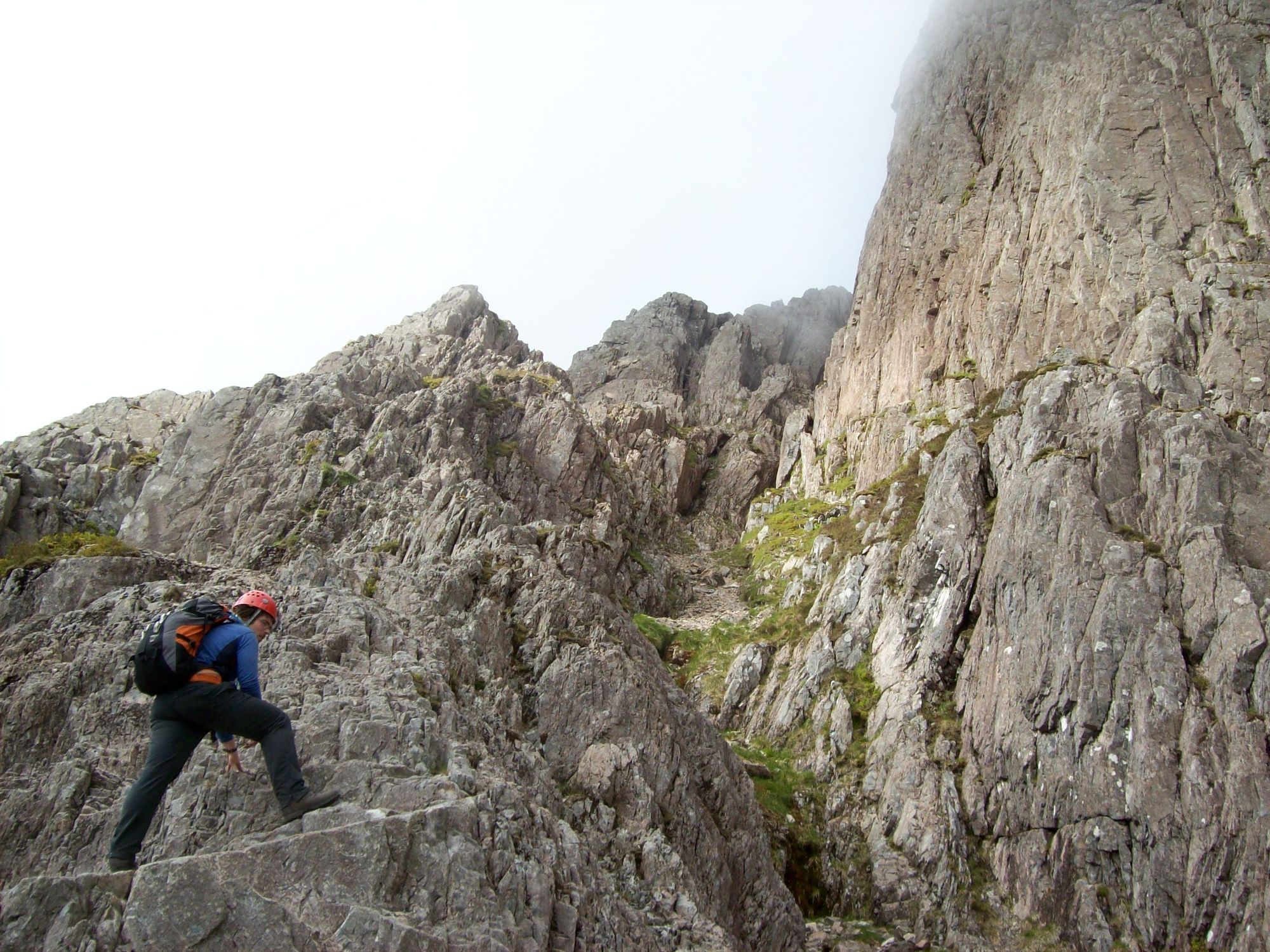 The author on Curved Ridge