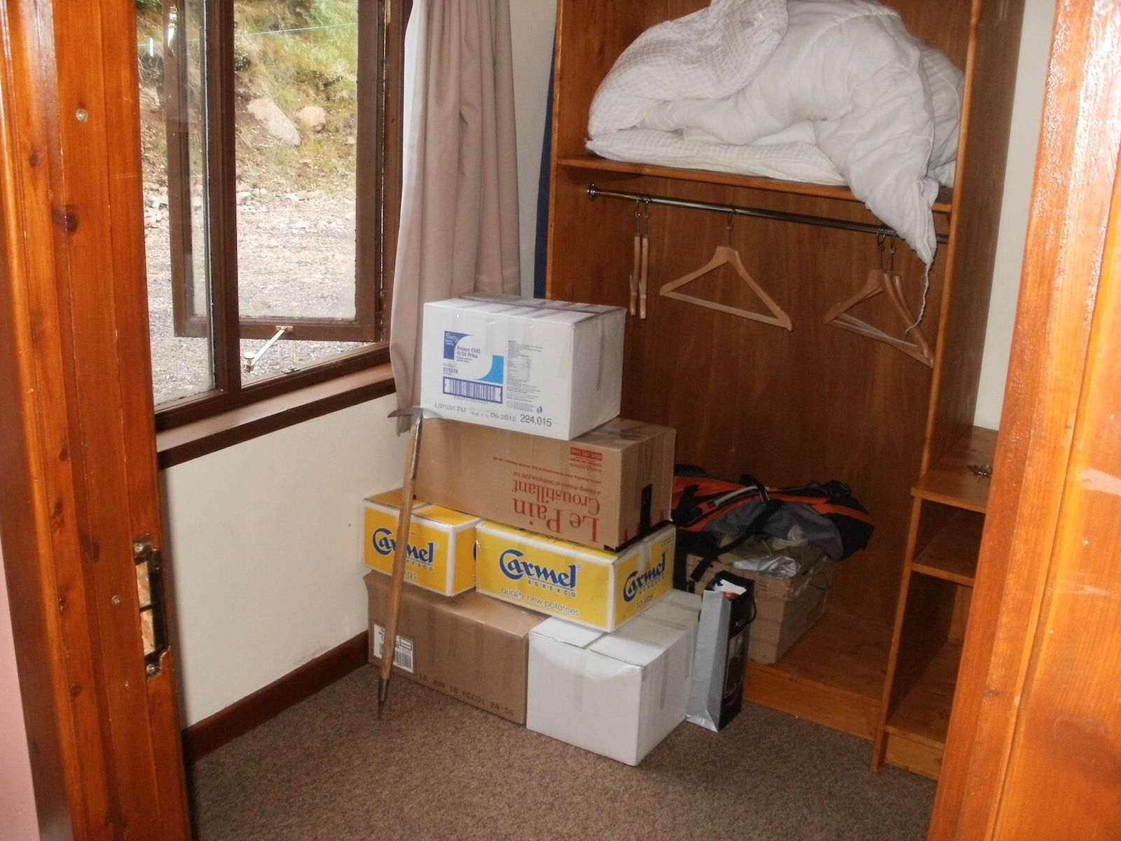Moving out of the Staff Bothy in 2010