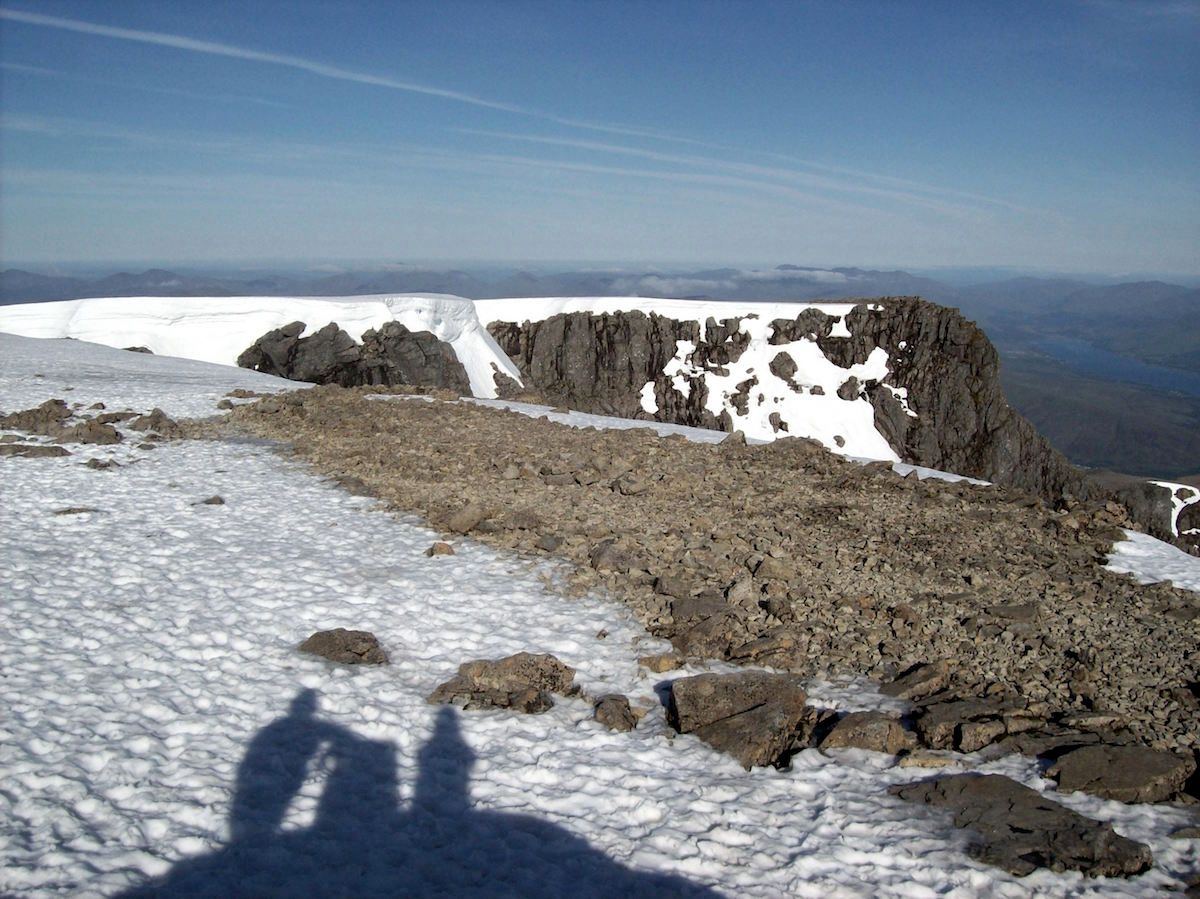 The summit of Ben Nevis just after dawn on the 3rd of June 2009, my 23rd birthday. Isi and I had just climbed Tower Ridge.