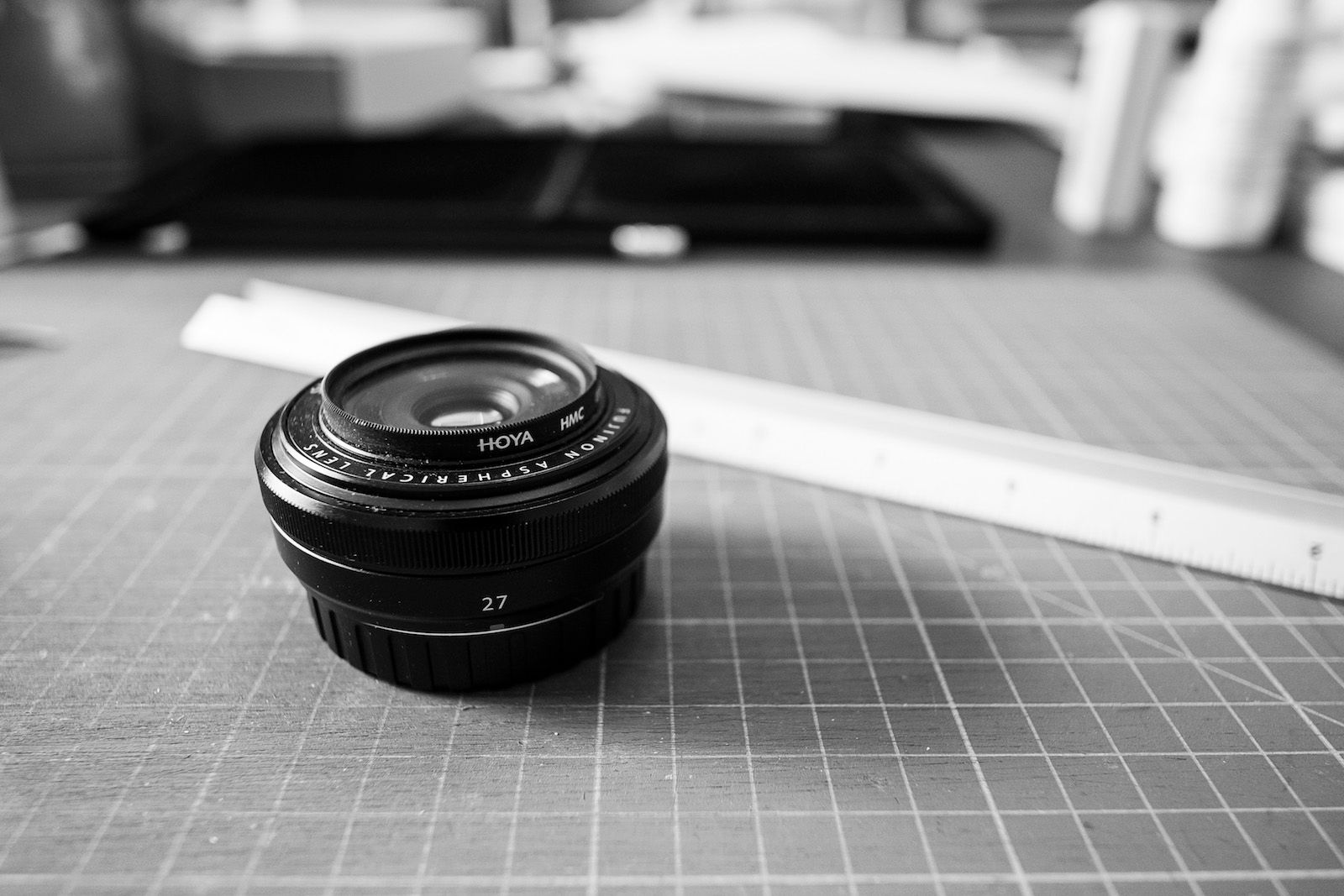 The diminutive Fujinon 27mm f/2.8