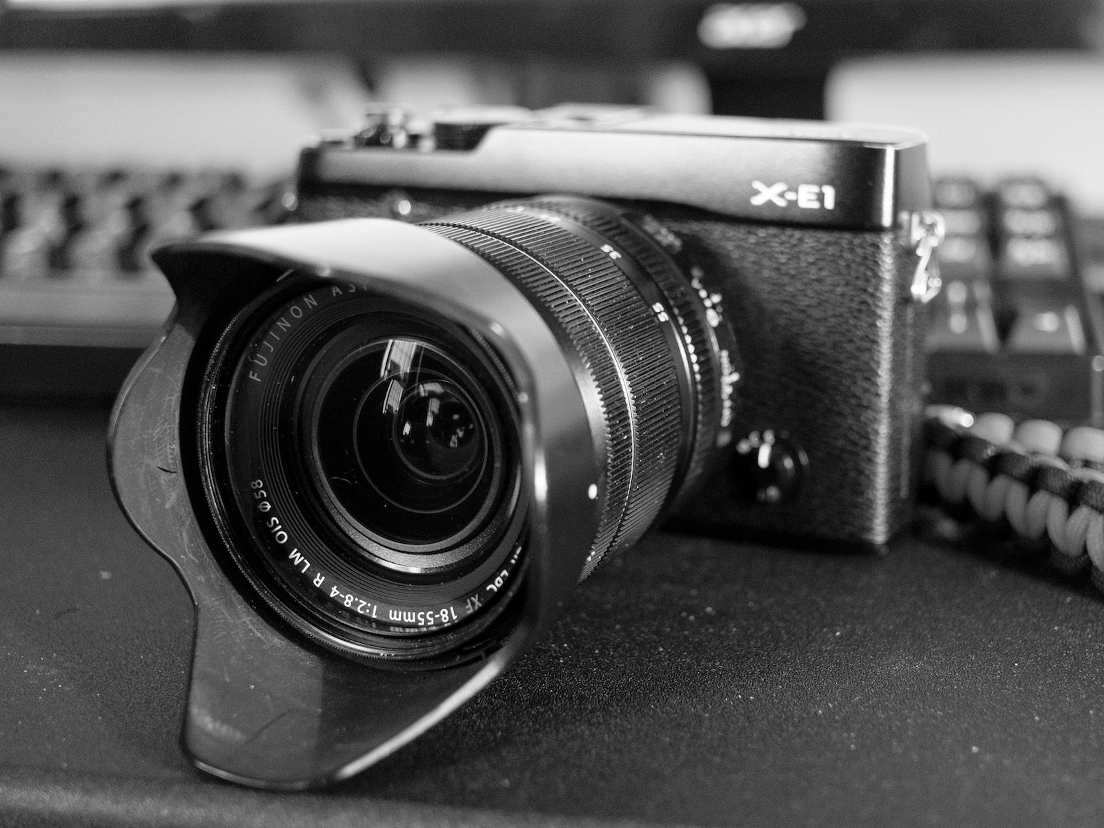 Fujifilm X-E1 with the 18-55 attached