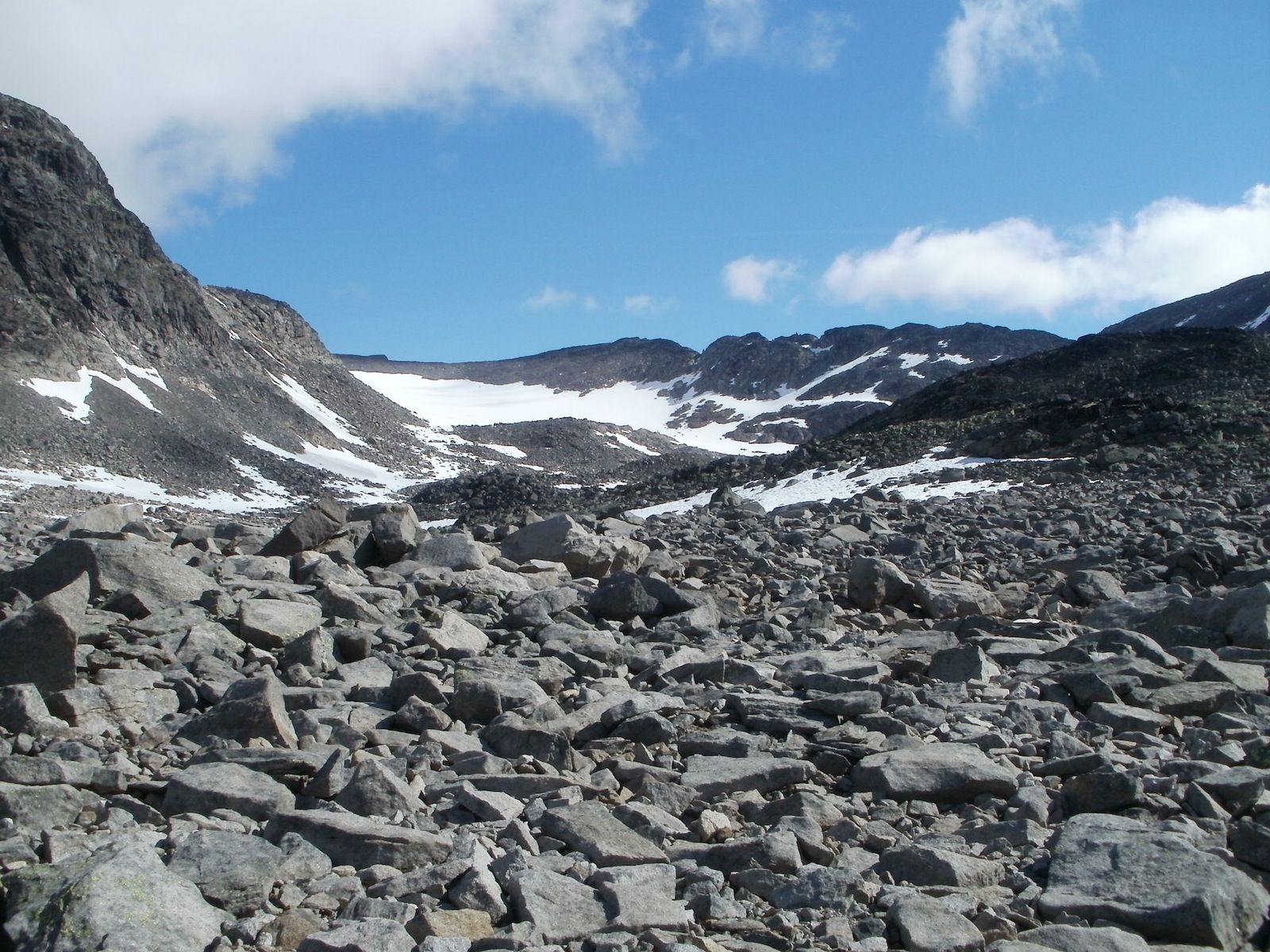 On the moraine