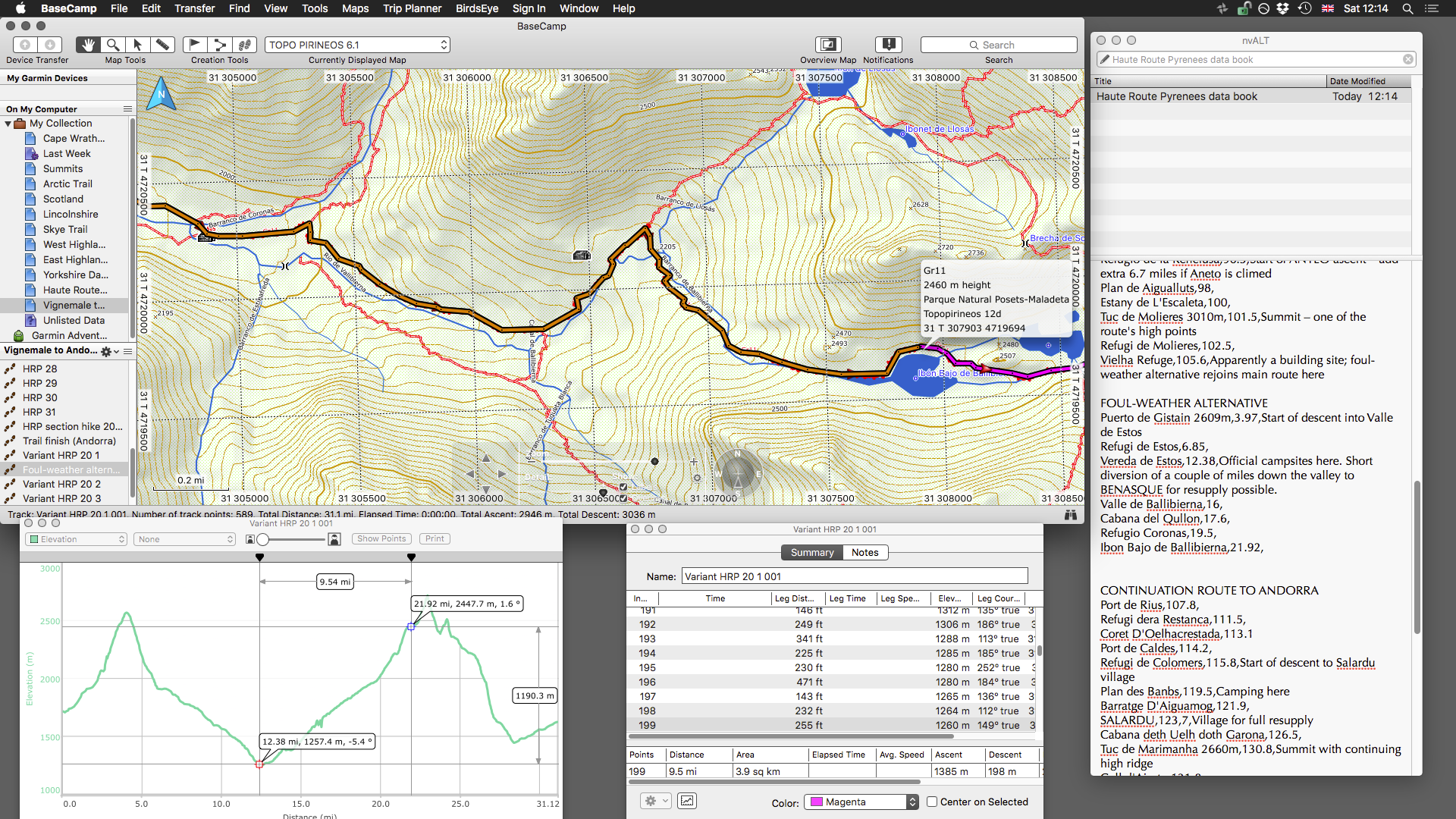 And to think I used to do this with paper maps and bits of string...