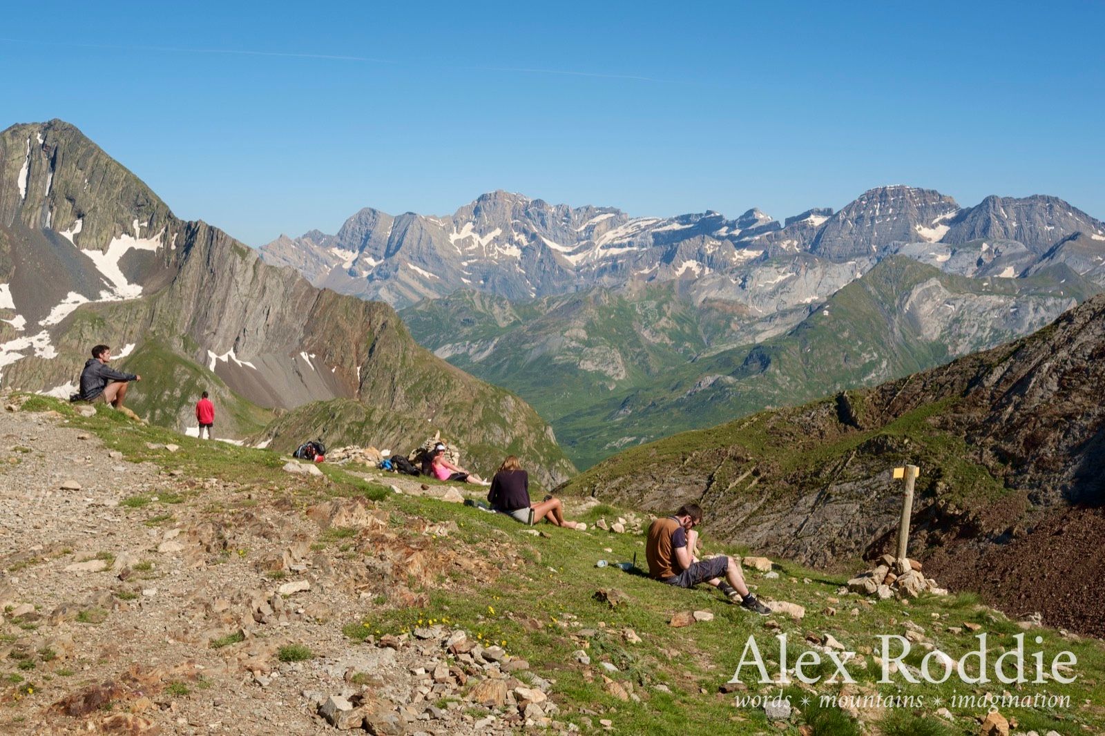 Sections of the HRP which coincided with the GR10 trail were often busy