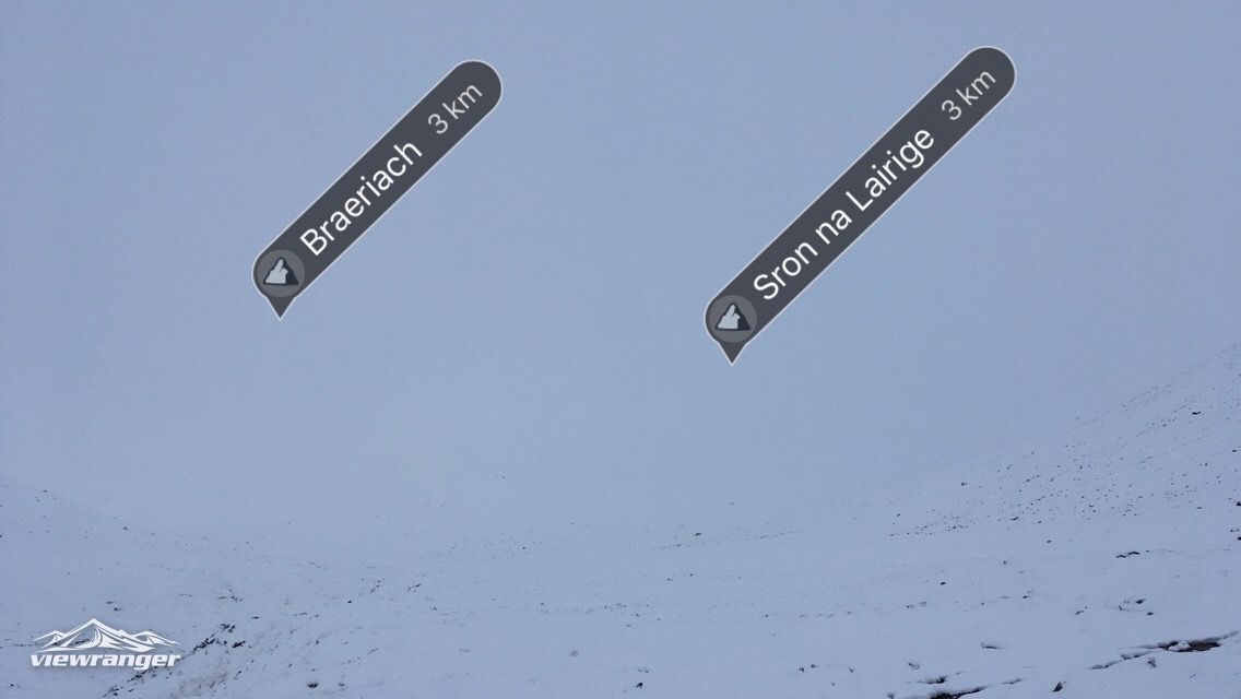 Poor visibility in the Lairig Ghru