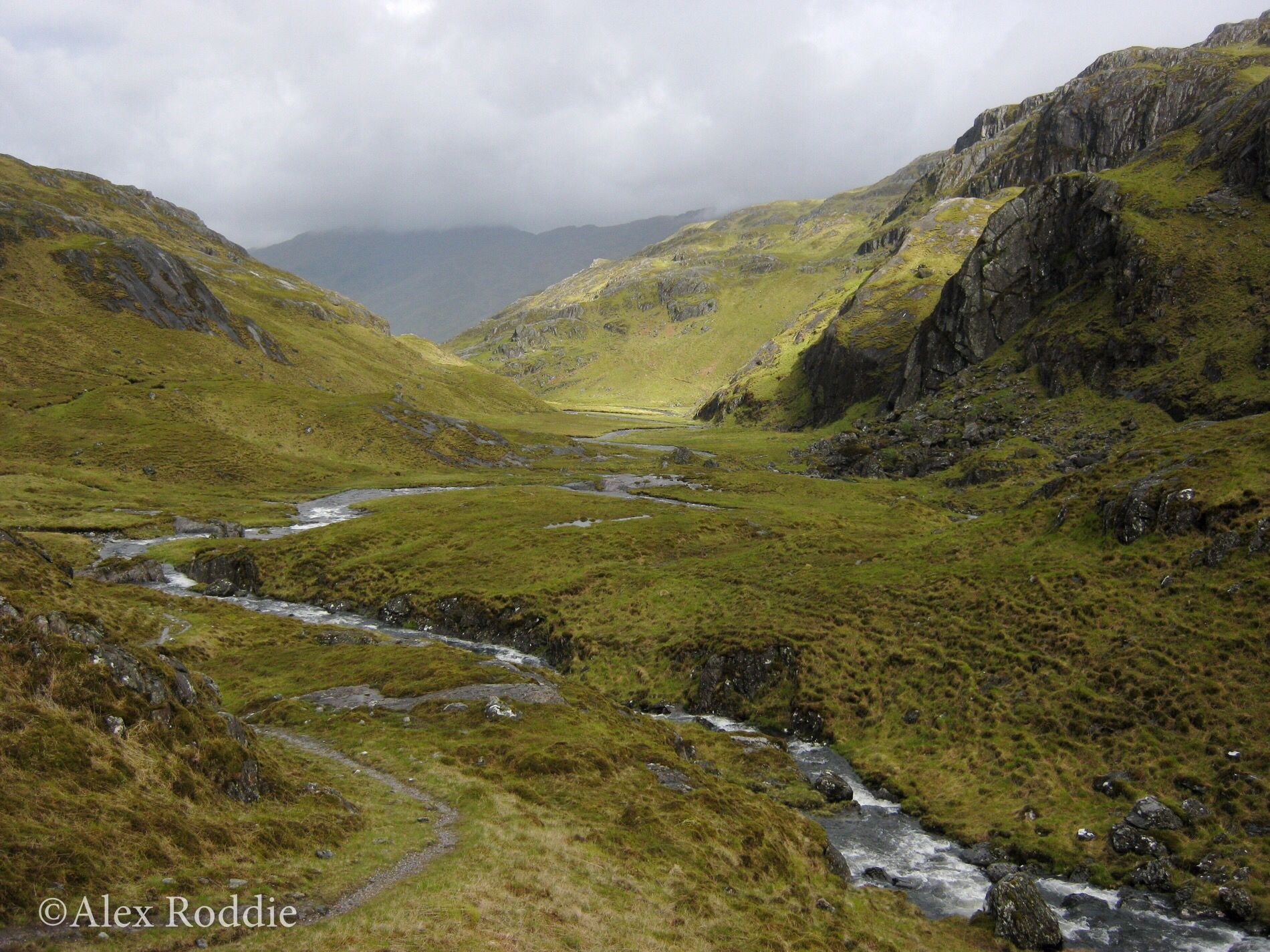 Deeper into Knoydart, the Finiskaig River presents another challenging crossing