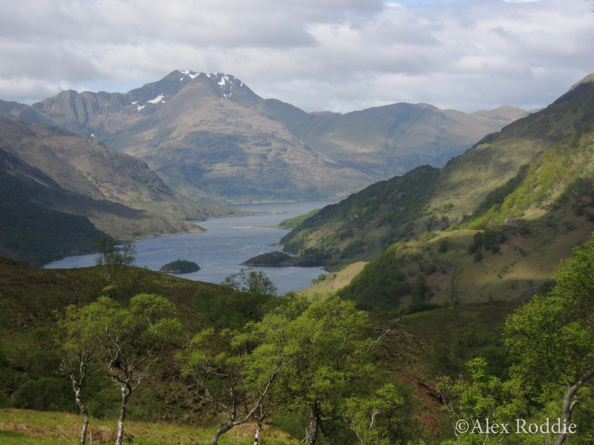 Down the length of Loch Hourn to Ladhair Bheinn