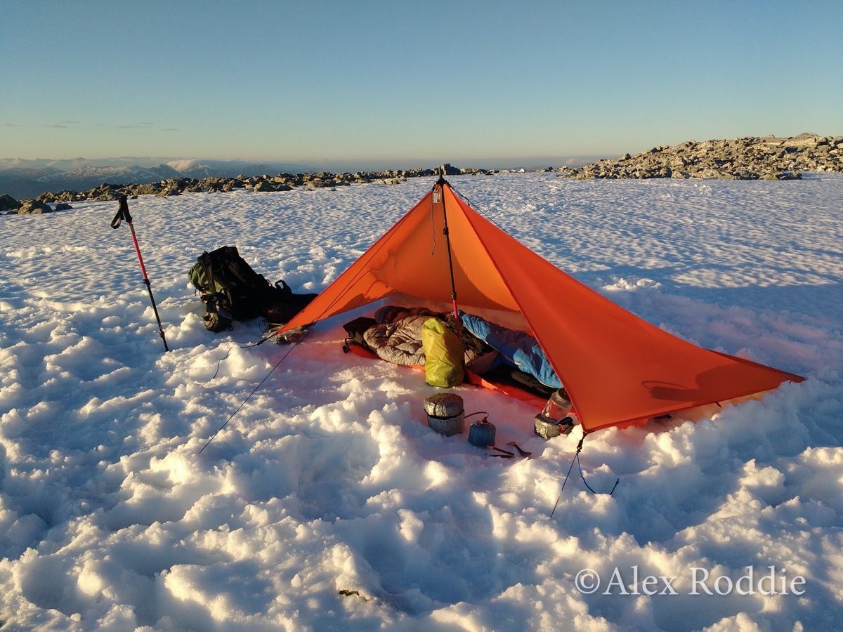 The Neutrino 400 performing in a winter scenario. Settled weather and 0˚C temps overnight – no worries