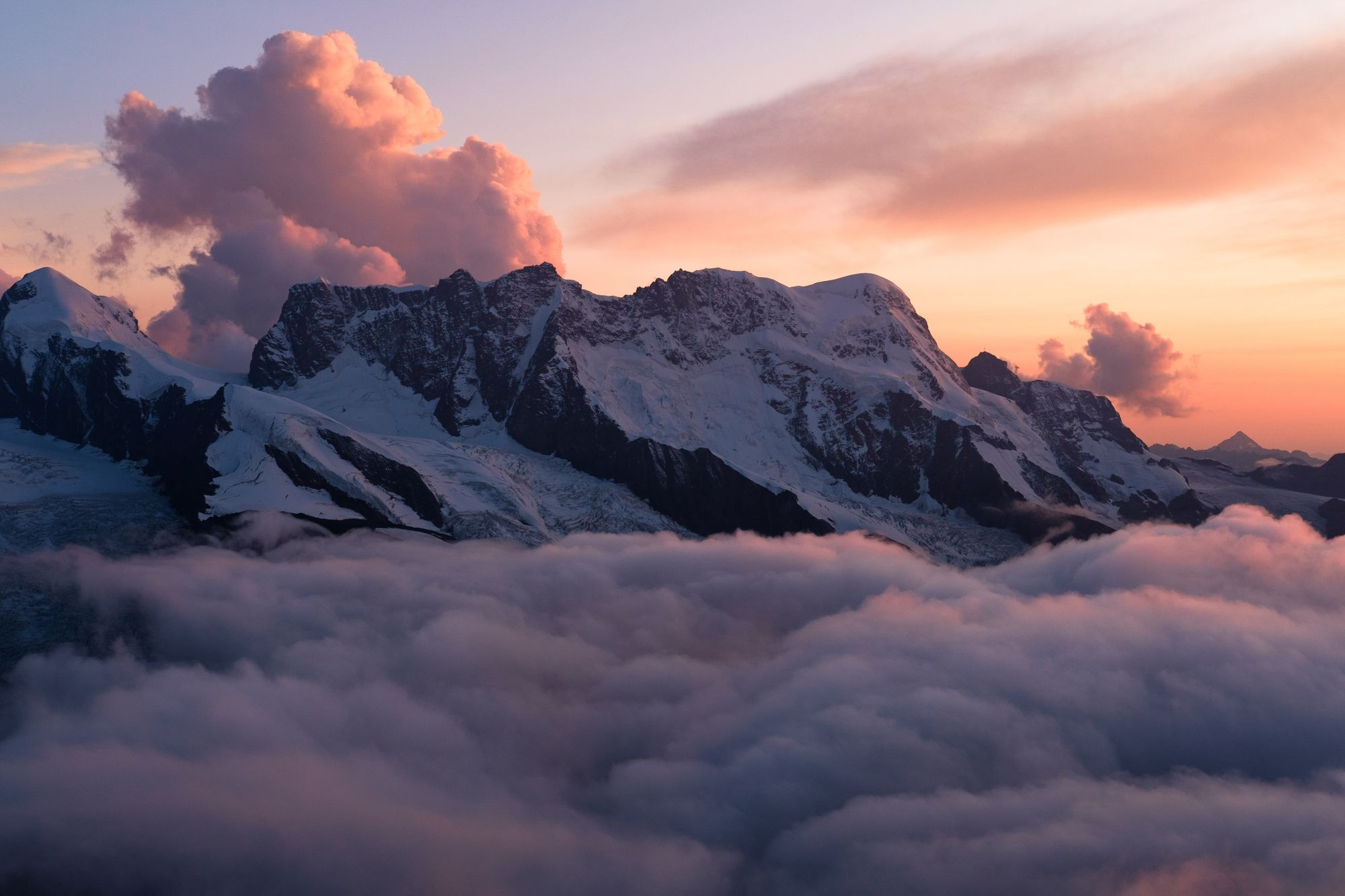 Last light on Breithorn © Alex Roddie