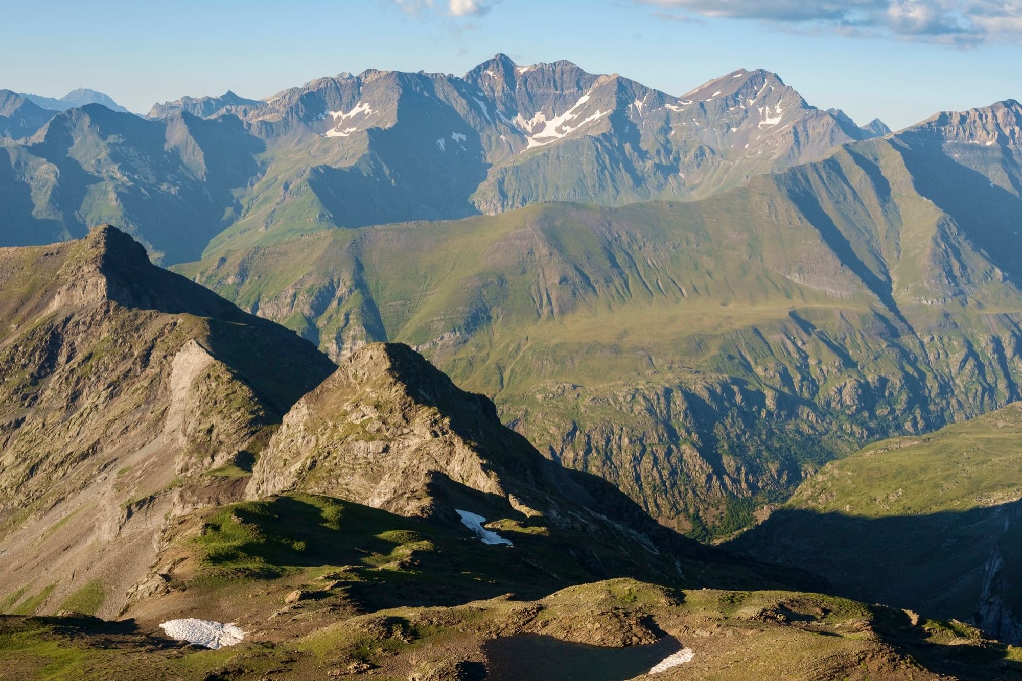 View from the summit of Pimene