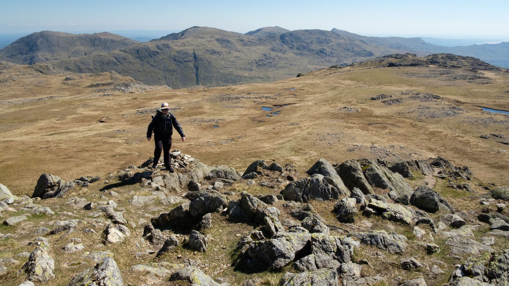 Heading for Crinkle Crags